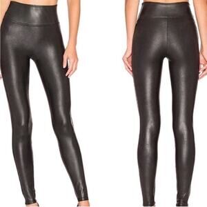 Spanx Faux Leather Leggings liquid legging size medium